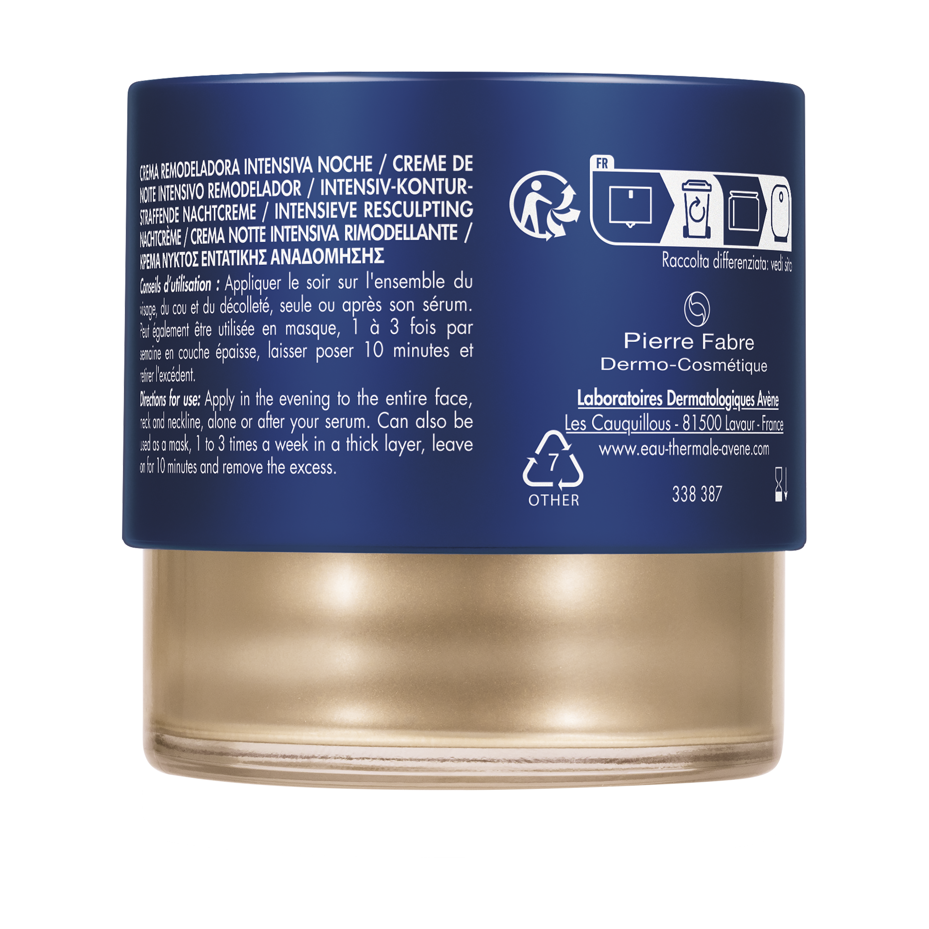 Eau Thermale Avène DERMABSOLU Crema Notte Intensiva Rimodellante - ANTI-ETA' 40 ml Eau Thermale Avène DERMABSOLU Crema Notte Intensiva Rimodellante - ANTI-ETA' 40 ml
