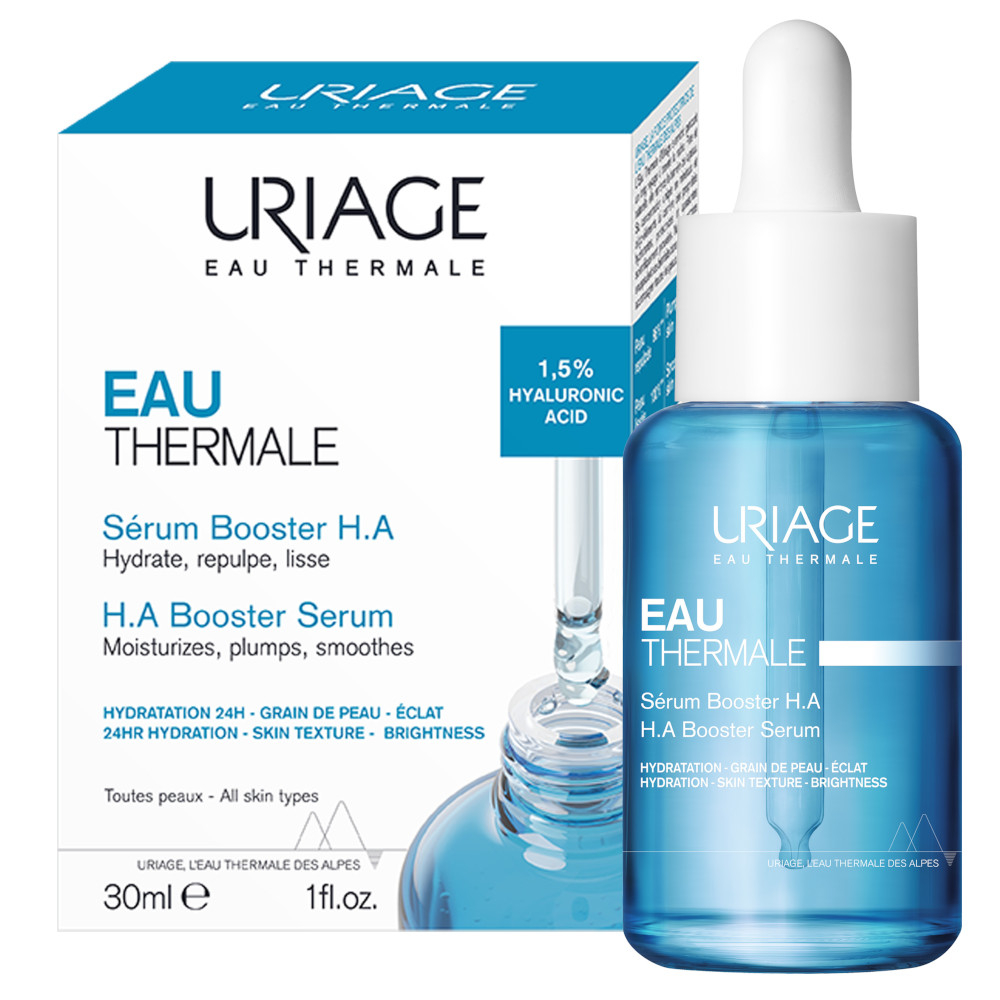 EAU THERMALE Siero booster con 1,5% di ACIDO IALURONICO puro e naturale per un effetto 'pelle zero difetti' - 30ML
