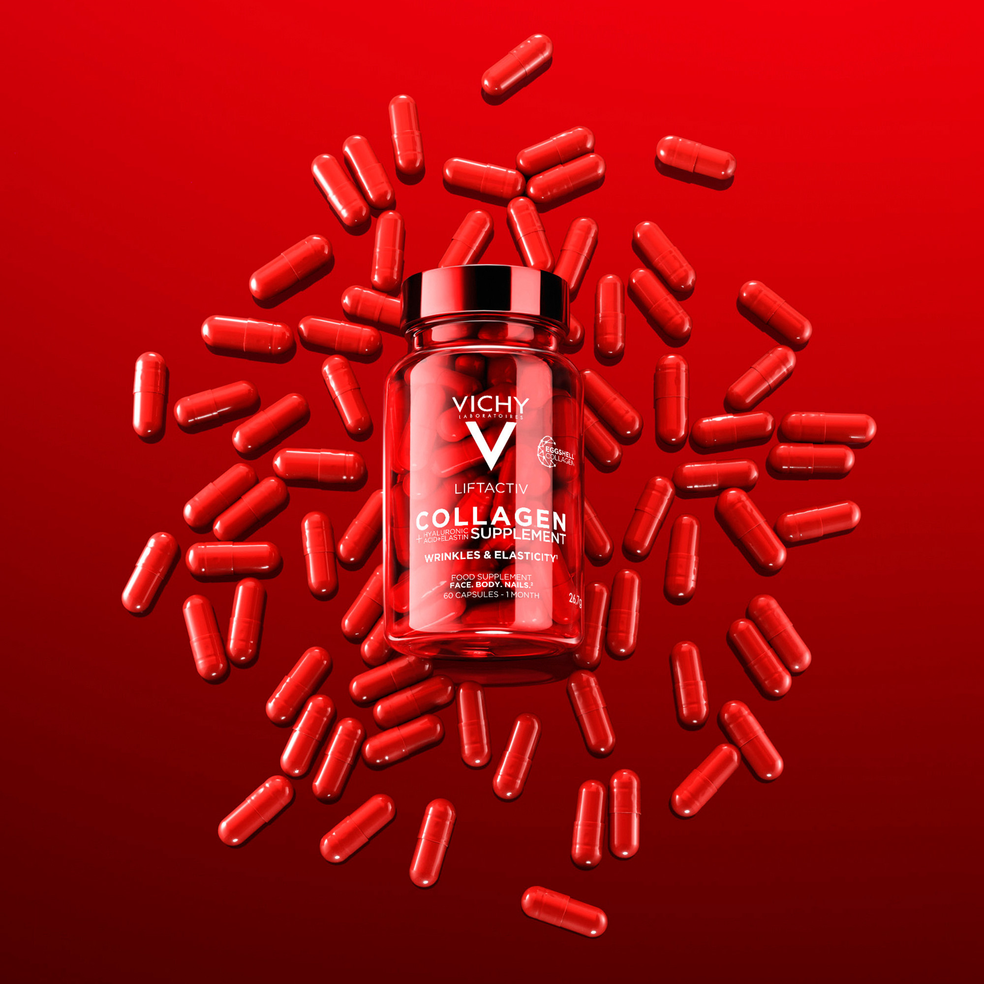 Vichy Liftactive Collagen - Integratore Per Pelle, Capelli E Unghie 60 Capsule