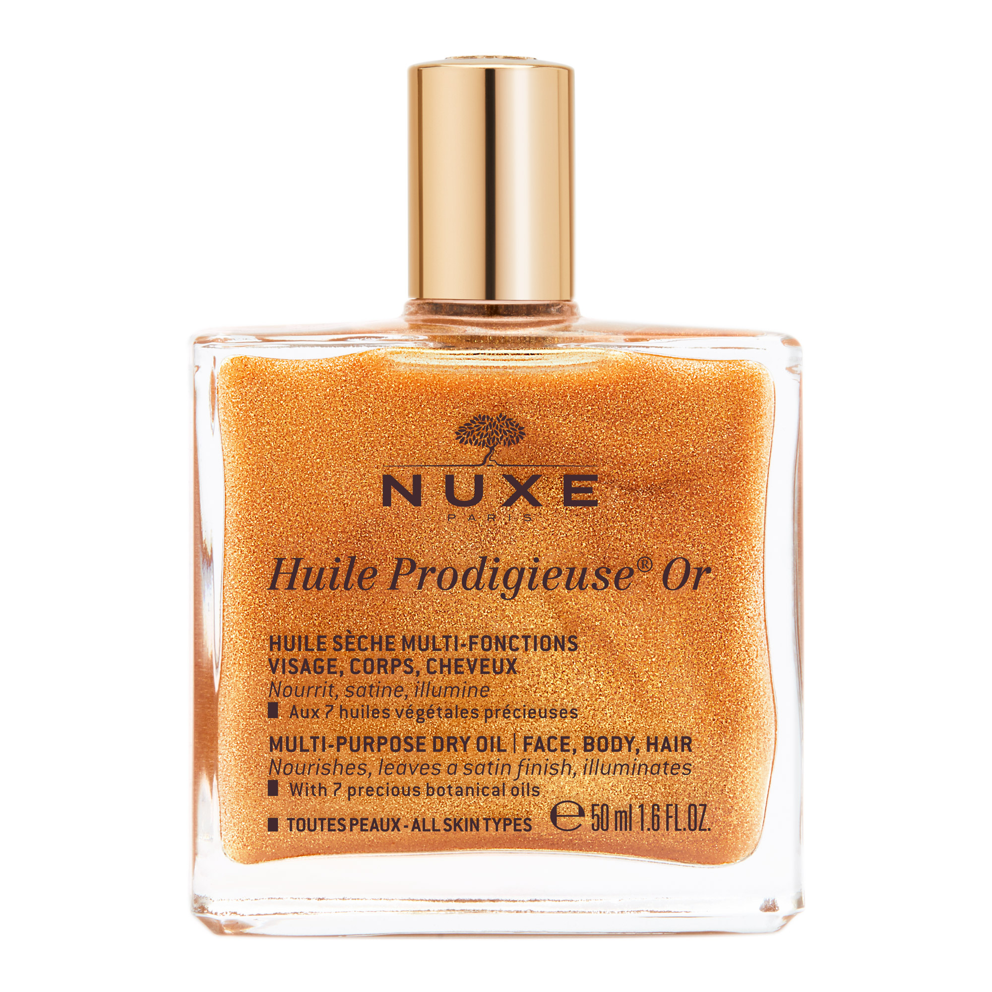 Nuxe Huile Prodigieuse Oro - Olio secco per viso corpo e capelli - 50 ml
