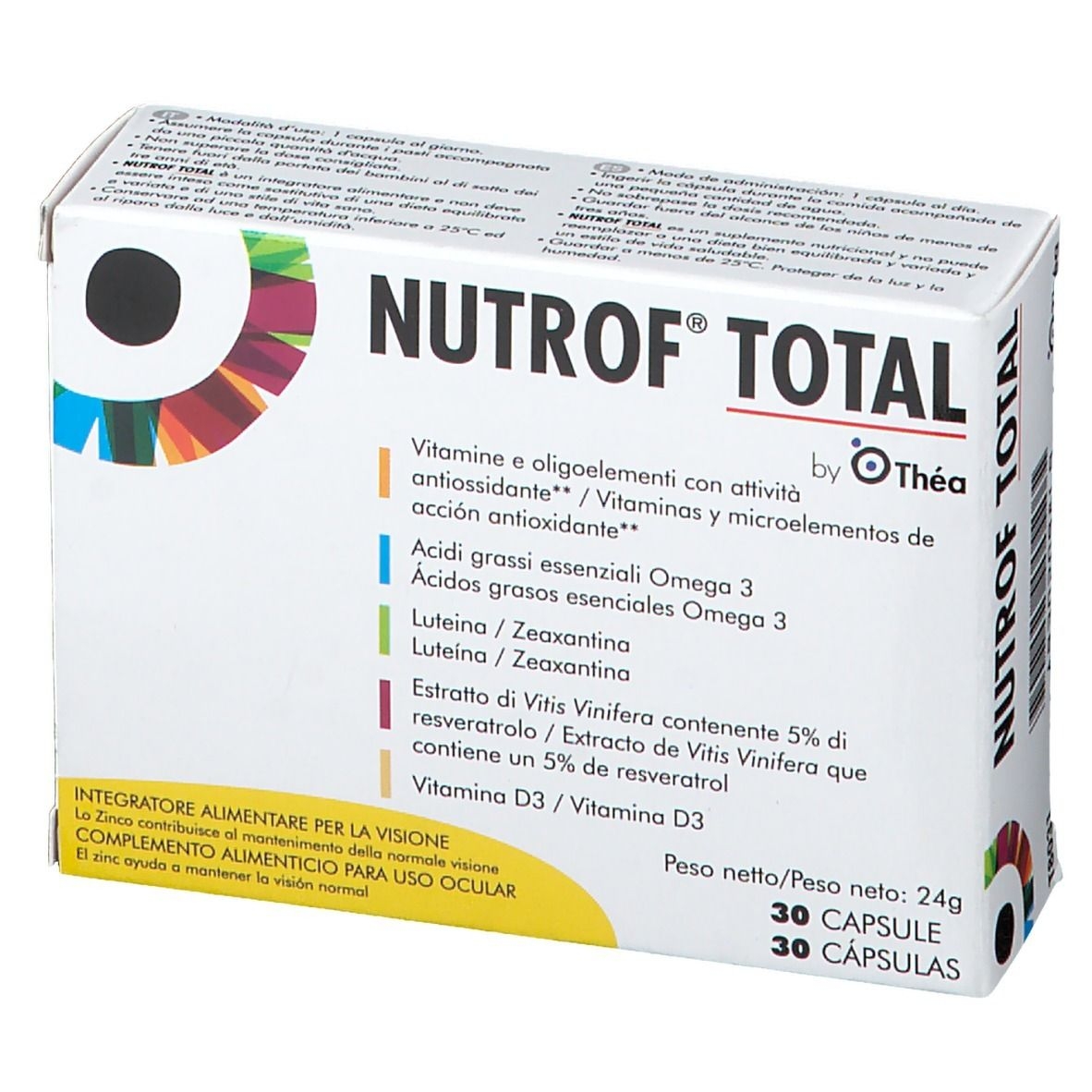 Nutrof Total Integratore Vista 30 Capsule Nutrof Total Integratore Vista 30 Capsule