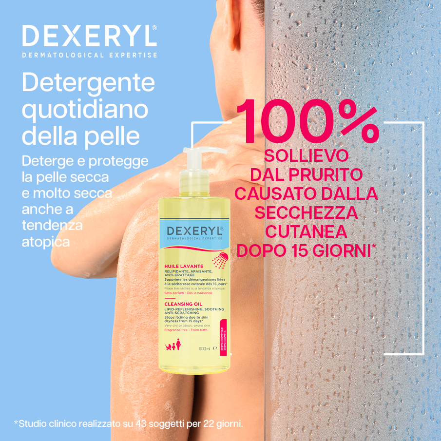 Dexeryl Olio Lavante - Detergente Antiprurito Per Pelle Secca E A Tendenza Atopica 500 ml