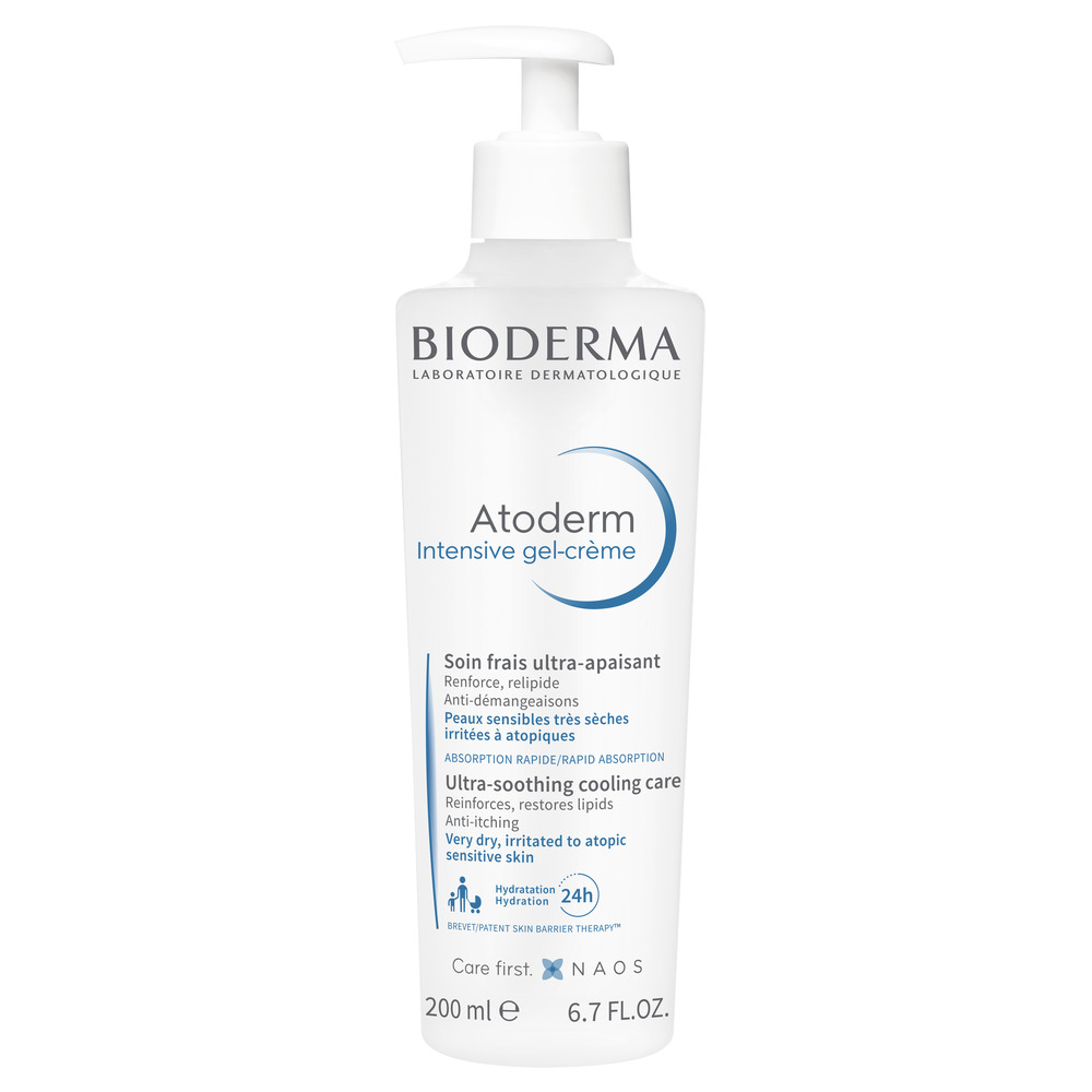 Bioderma Atoderm Intensive Gel-Crème - Trattamento Rinfrescante Ultra-Lenitivo Per Pelle Molto Secca 200 ml