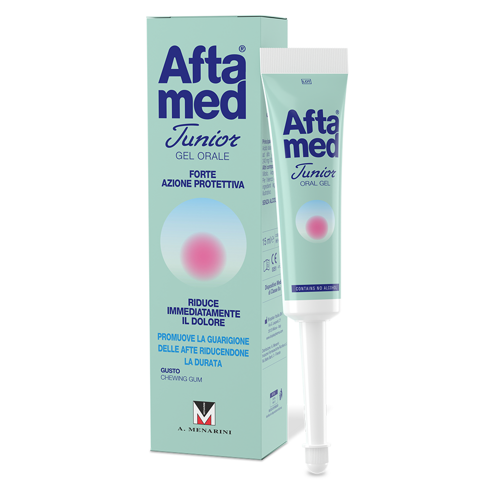 Aftamed Junior Gel Orale Anti Afte Senza Alcool 15 ml