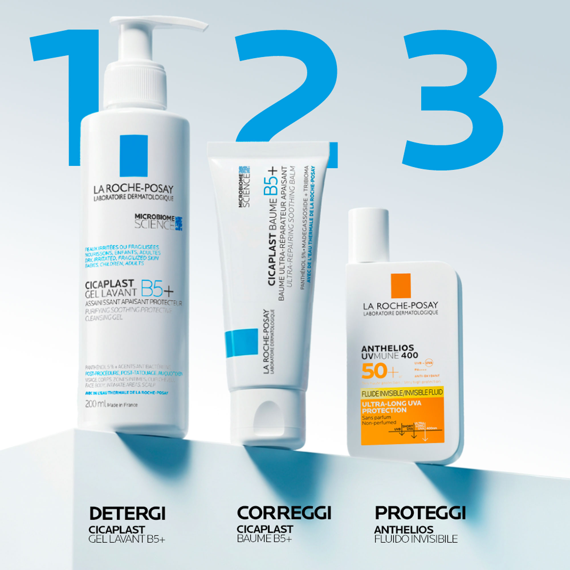 La Roche-Posay Cicaplast  - Baume B5+ Balsamo Lenitivo Ultra-Riparatore Per Pelle Sensibile, Arrossata O Fragilizzata 100 ml