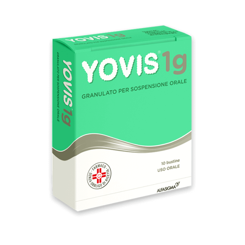 Yovis 1g, 300 Miliardi di fermenti lattici vivi, probiotici in granulato per sospensione orale 10 bustine Yovis 1g, 300 Miliardi di fermenti lattici vivi, probiotici in granulato per sospensione orale 10 bustine