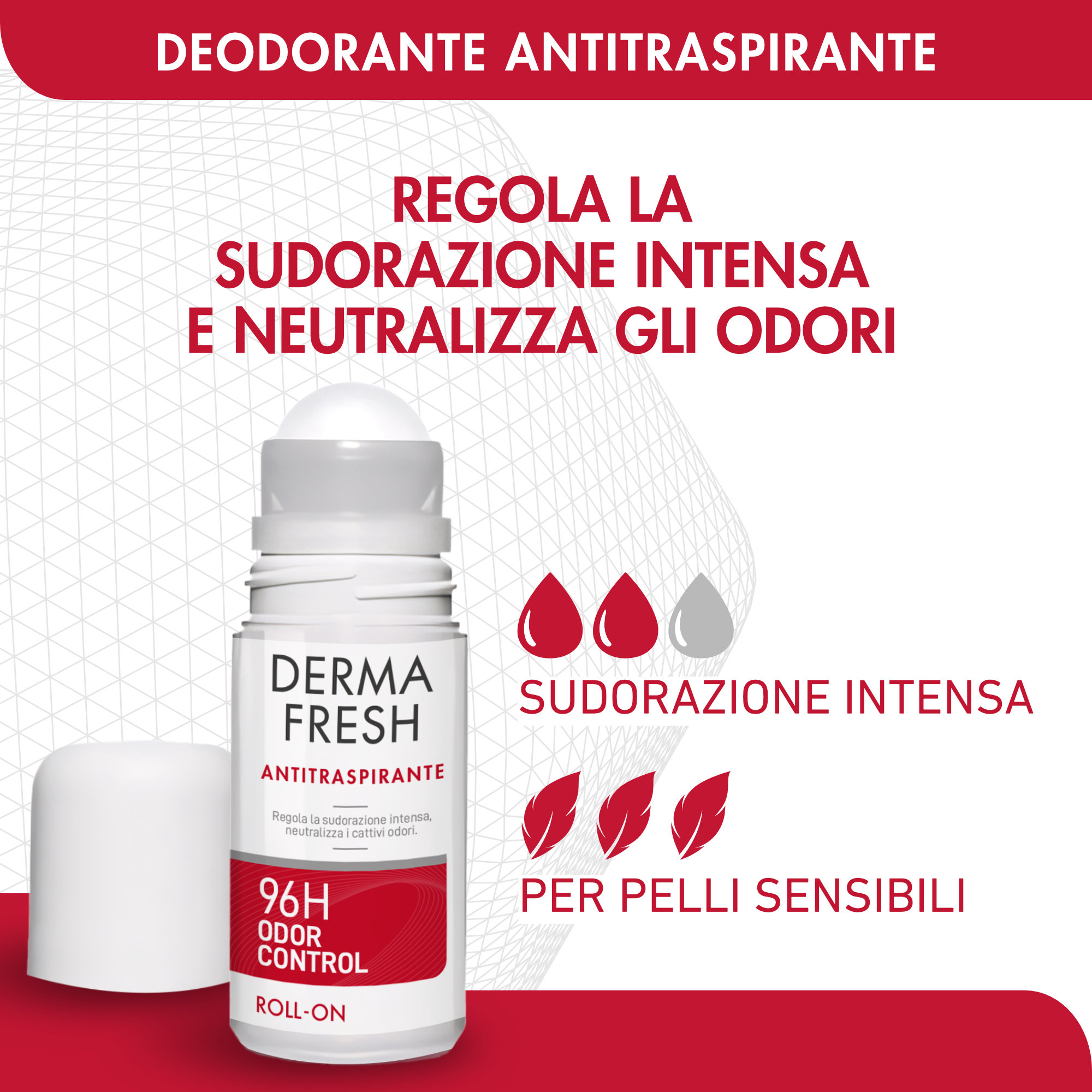 Dermafresh 96H Odor Control - Roll-On Antitraspirante 50 ml