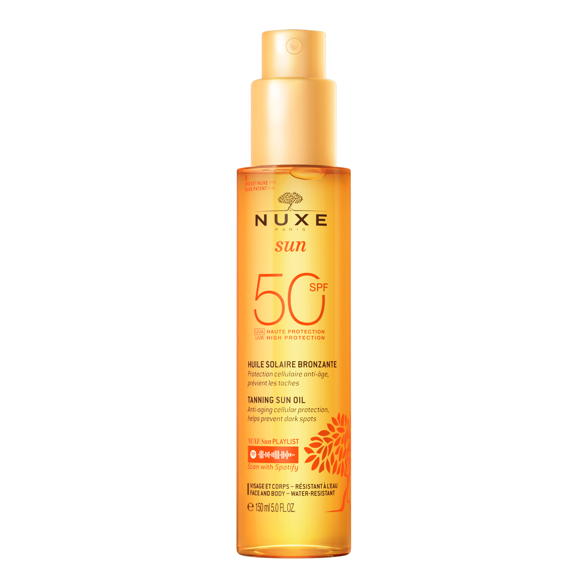 Nuxe - Sun - Olio Solare SPF50 Viso E Corpo  150 ml