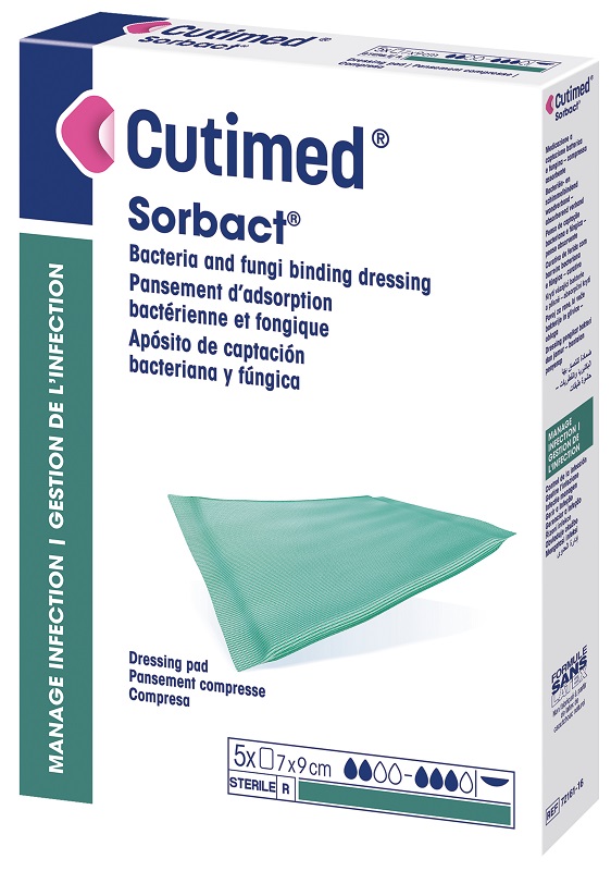 CUTIMED SORBACT PAD 7X9CM 5PZ