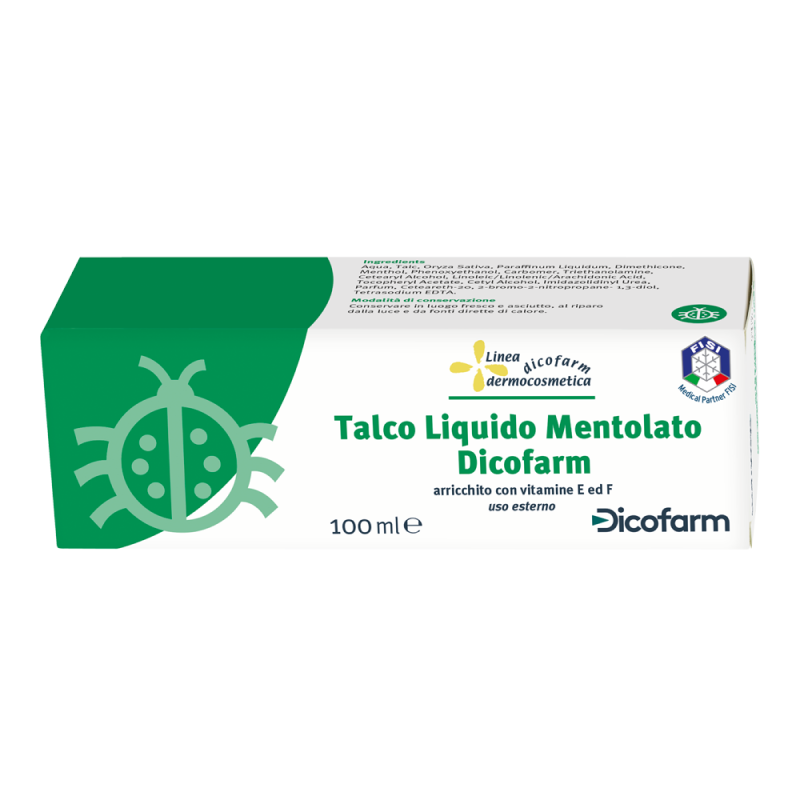 Dicofarm Talco Liquido Mentolato 100 ml Dicofarm Talco Liquido Mentolato 100 ml