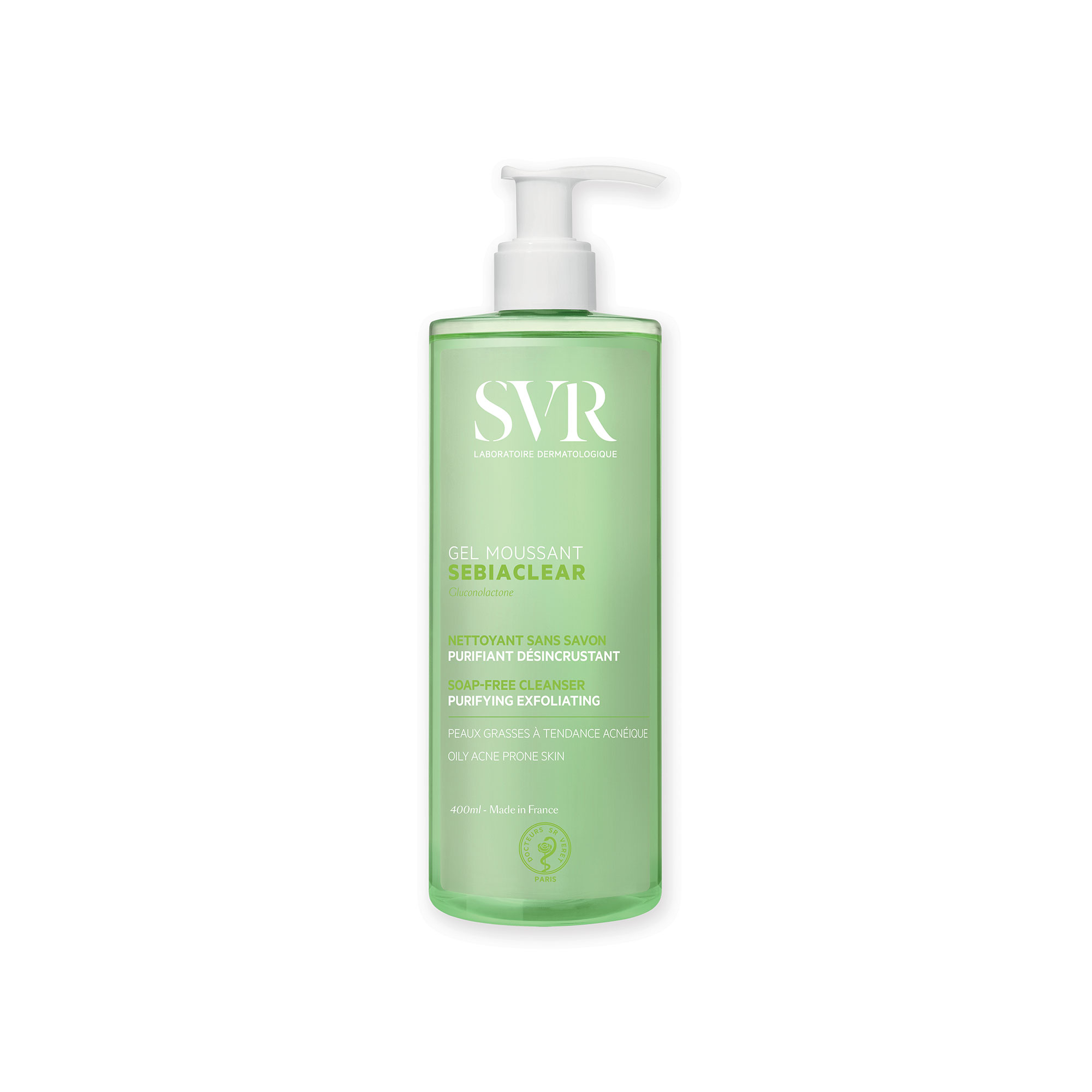  SVR Sebiaclear Gel Moussant Detergente 400 mL