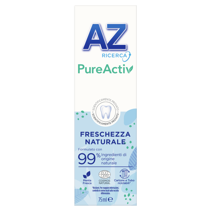 AZ Dentifricio PureActiv Freschezza Naturale 75 ml AZ Dentifricio PureActiv Freschezza Naturale 75 ml