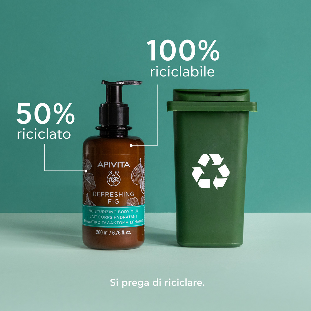 Apivita ReFreshing Fig - Latte Idratante Corpo Con Fico E Propoli Per Pelle Normale 200 ml