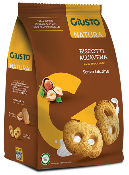 GIUSTO S/G Bisc.AvenaNocc.250g