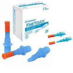 Finetouch - Lancette pungidito per controllo glicemia - 25 pezzi