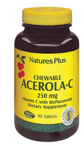 Nature's Plus Acerola C 250 Integratore di Vitamina C Nature's Plus Acerola C 250 Integratore di Vitamina C