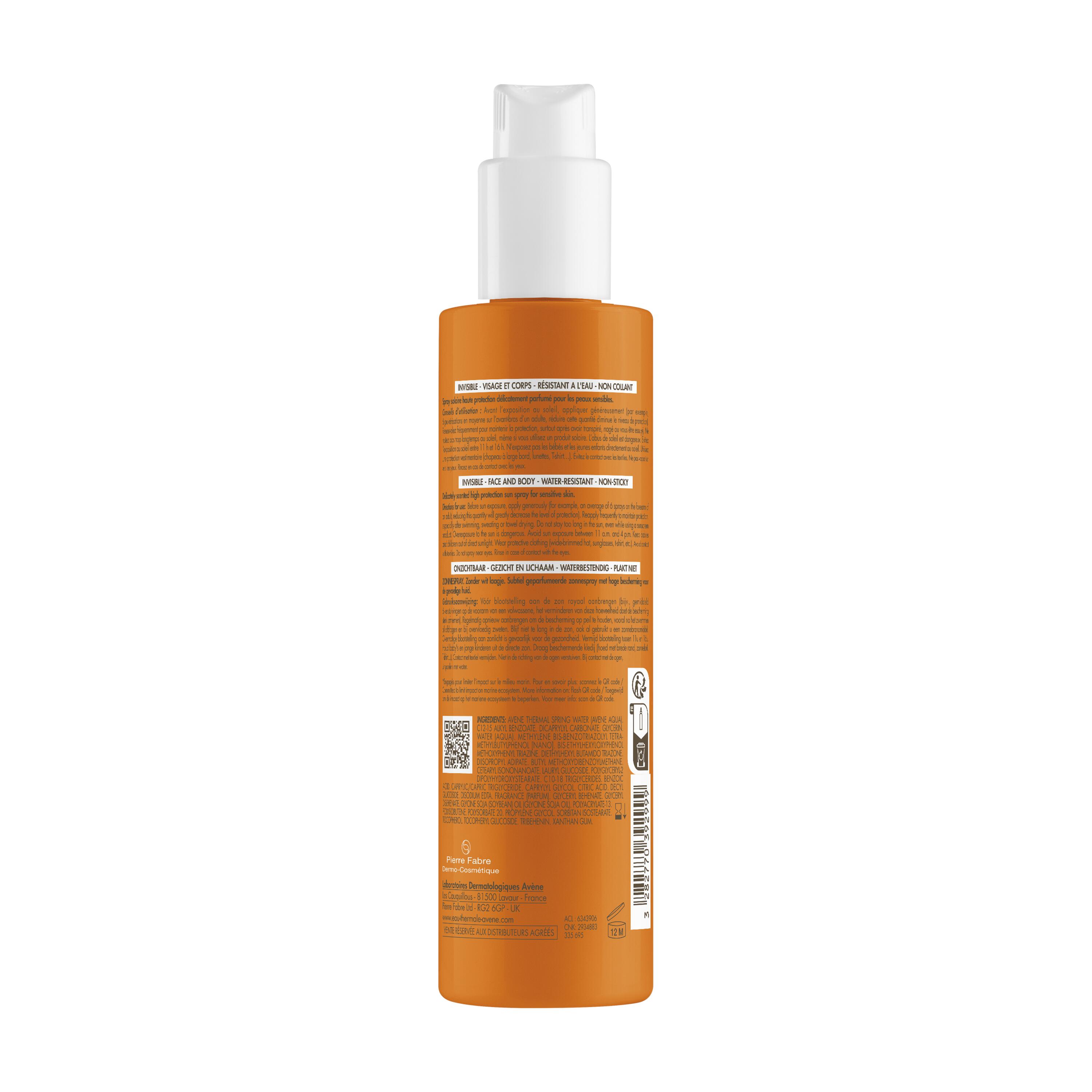 Avène - Spray Solare SPF30 Protezione Alta Viso E Corpo 200 ml