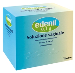 Edenil Soluzione Vaginale 0,1 gr Ibuprofene 5 Flaconi 100 ml Edenil Soluzione Vaginale 0,1 gr Ibuprofene 5 Flaconi 100 ml