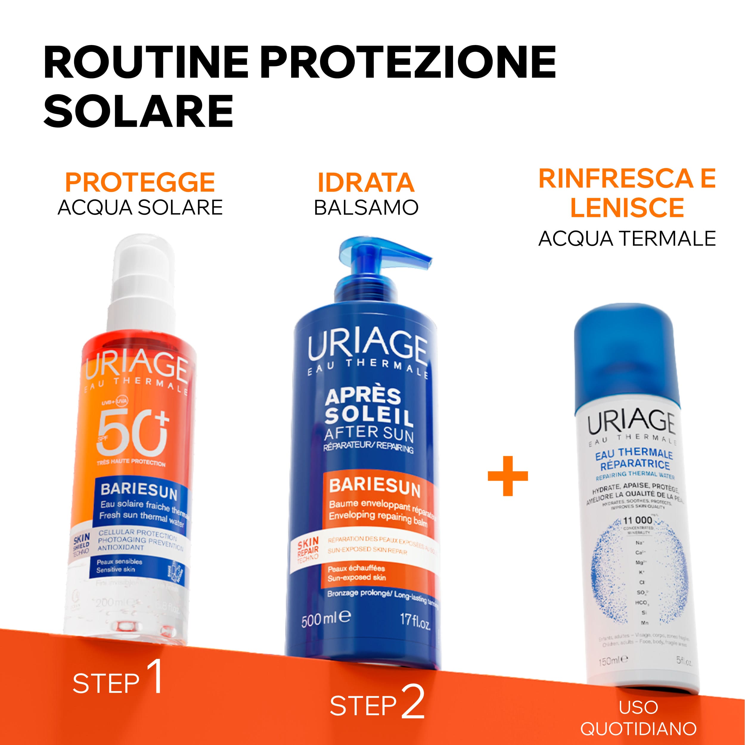 Uriage - Bariésun Balsamo Doposole Idratante Lenitivo Rinfrescante Viso E Corpo 500 ml