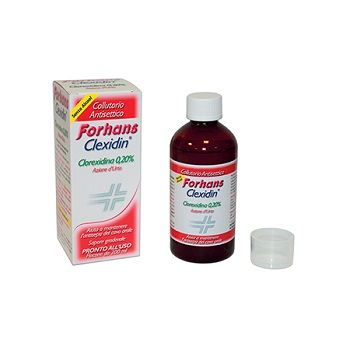 Forhans Clexidin 0,20% Collutorio Senza Alcol 200 ml Forhans Clexidin 0,20% Collutorio Senza Alcol 200 ml
