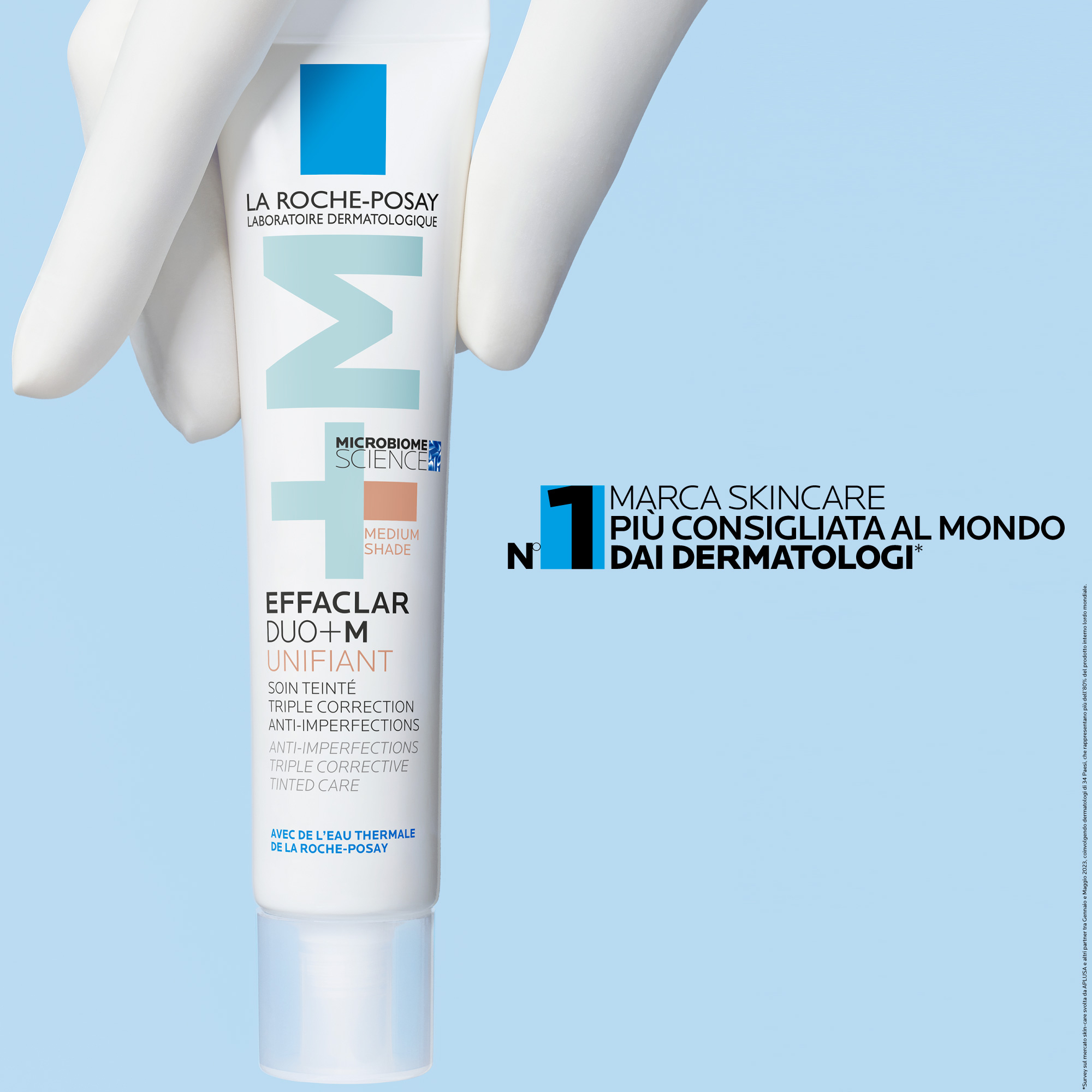 La Roche-Posay Effaclar Duo+M Unifiant Medium trattamento correttivo uniformante e purificante con nuovo attivo phylobioma e niacinamide 40ml