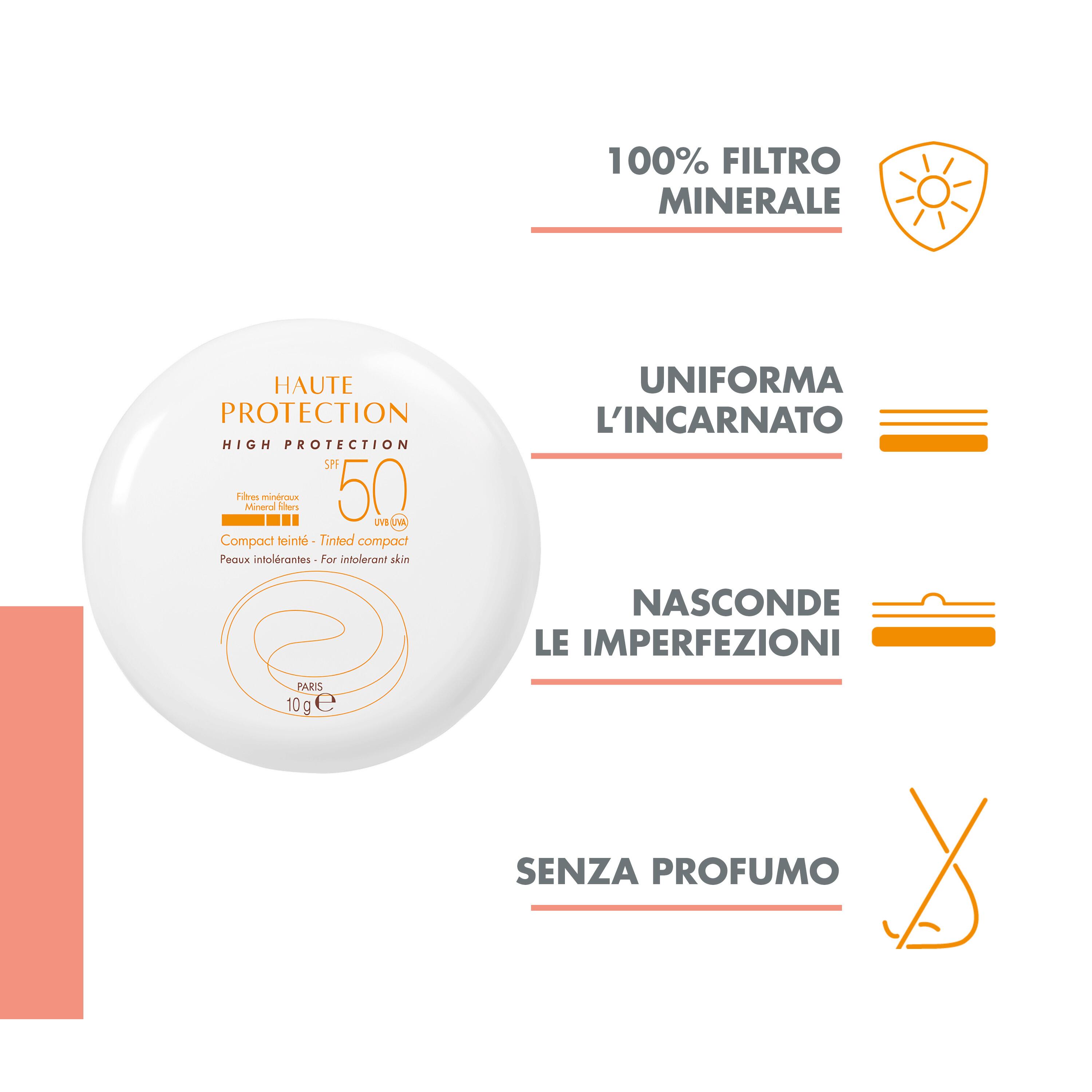 Avène - Fondotinta Compatto Colorato SPF50 Beige 10 gr
