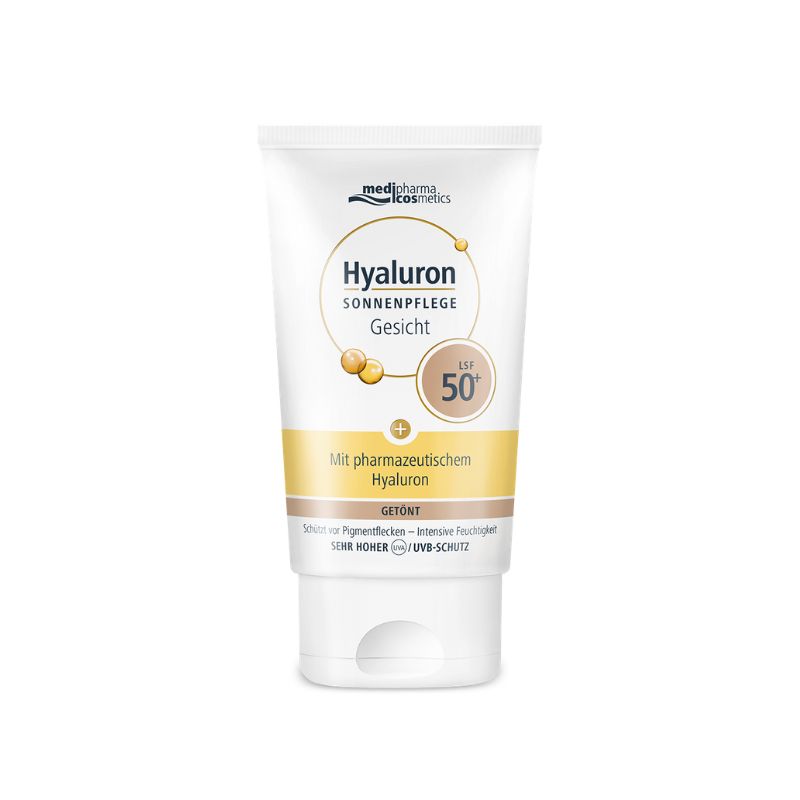 Medipharma Cosmetics - Hyaluron Crema Solare Viso Colorata SPF 50+ - 50 ml