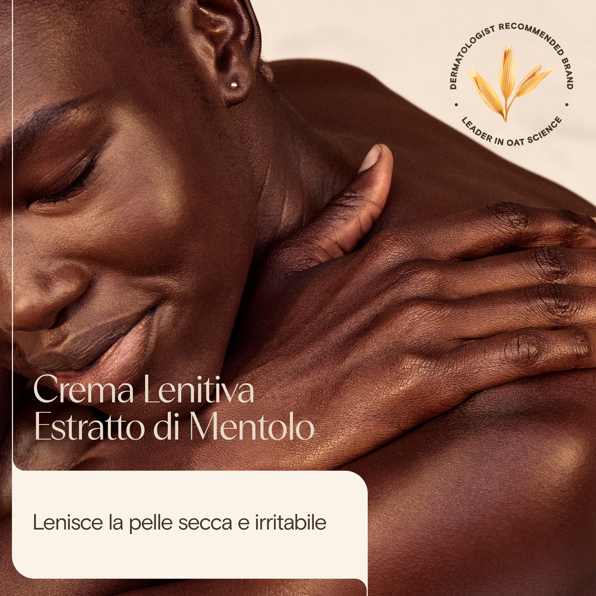 Aveeno Skin Relief - Crema Idratante Lenitiva Al Mentolo Per Pelli Secche 200 ml