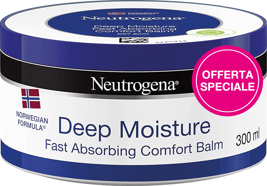 Neutrogena Crema Comfort Idratazione Intensa Viso e Corpo 300 ml confezione PROMO