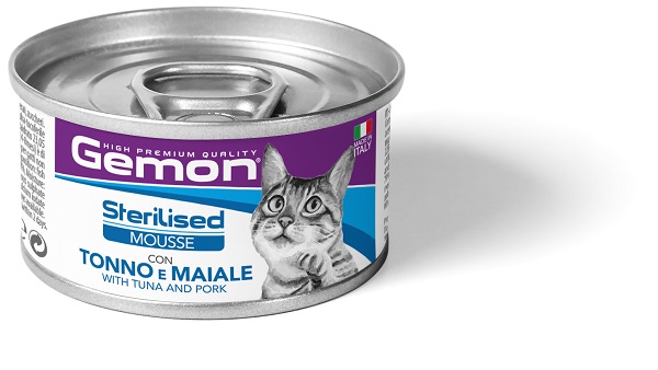 GEMON MOUSSE STERILISED TONNO