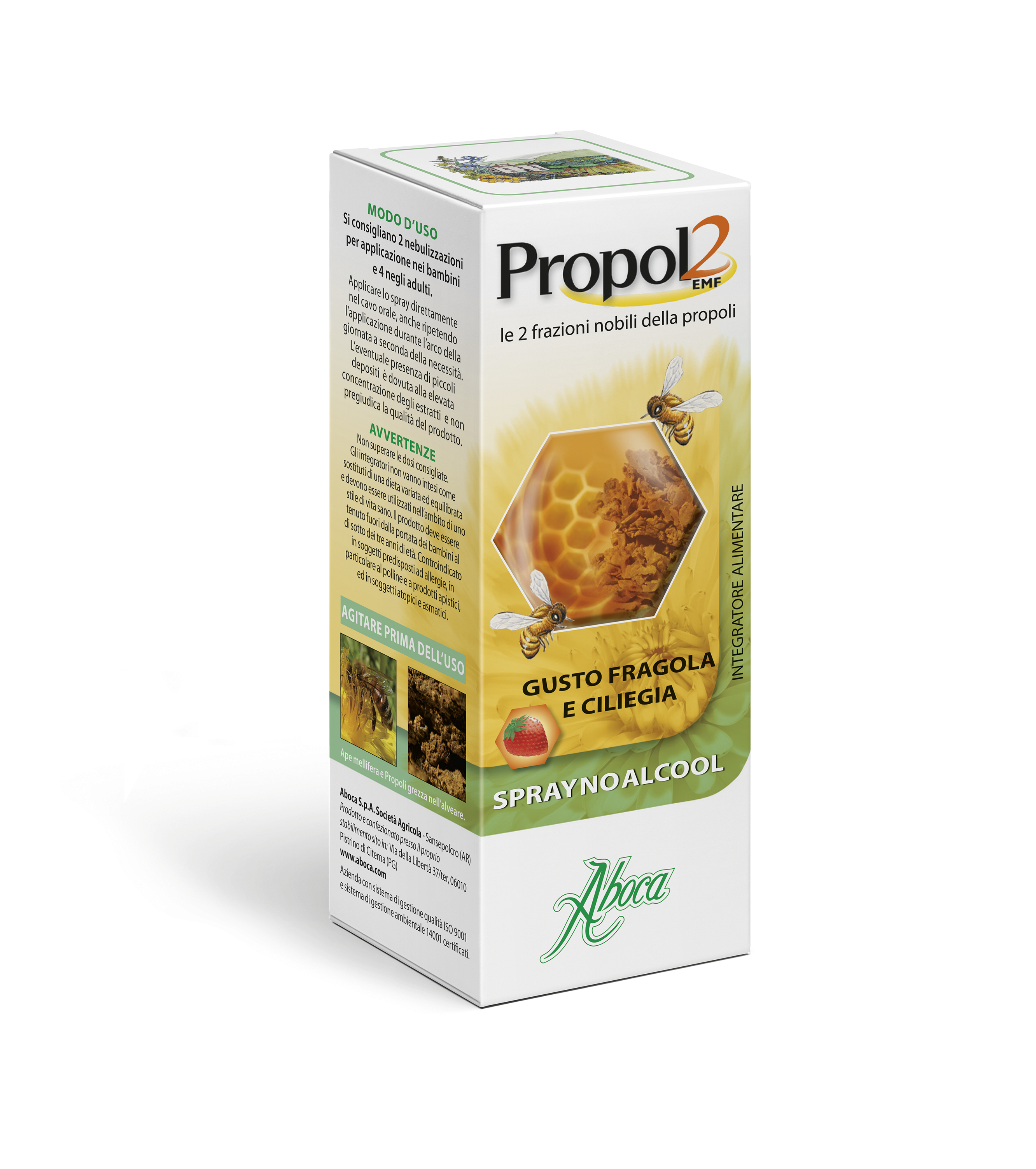Aboca Propol2 EMF Spray No Alcool Integratore Gola 30 ml