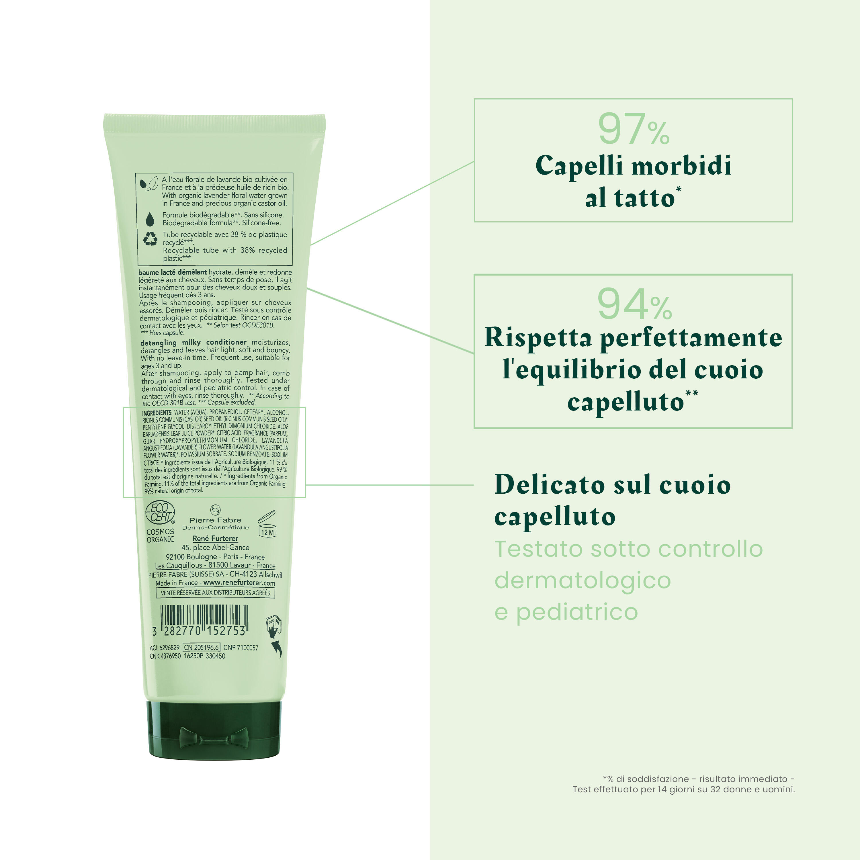 René Furterer Naturia - Balsamo Districante Bio 150 ml