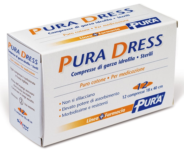GARZA PURA SOFT 18X40CM 12PZ