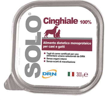 SOLO CINGHIALE CANI/GATTI 300G