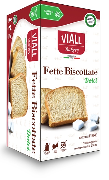 Viall Fette Biscottate Dolci Senza Glutine 200 g Viall Fette Biscottate Dolci Senza Glutine 200 g