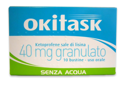 Okitask - 10 bustine orosolubili - 40 mg Okitask - 10 bustine orosolubili - 40 mg