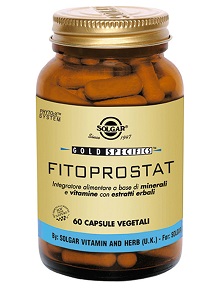 Solgar Fitoprostat Integratore Funzionalità Prostatica Vie Urinarie 60 Capsule