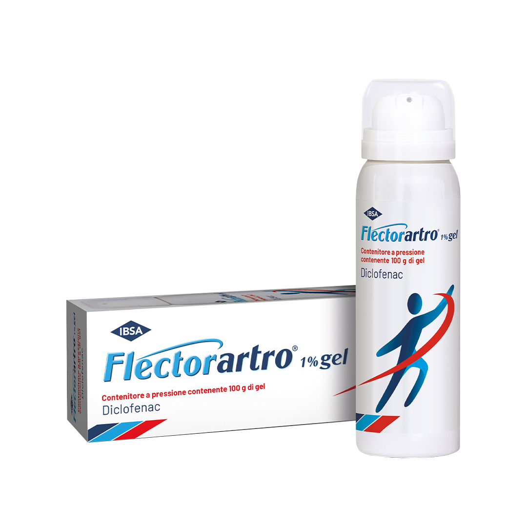 Flectorartro 1% Gel Dicoflenac Contenitore a Pressione 100 g