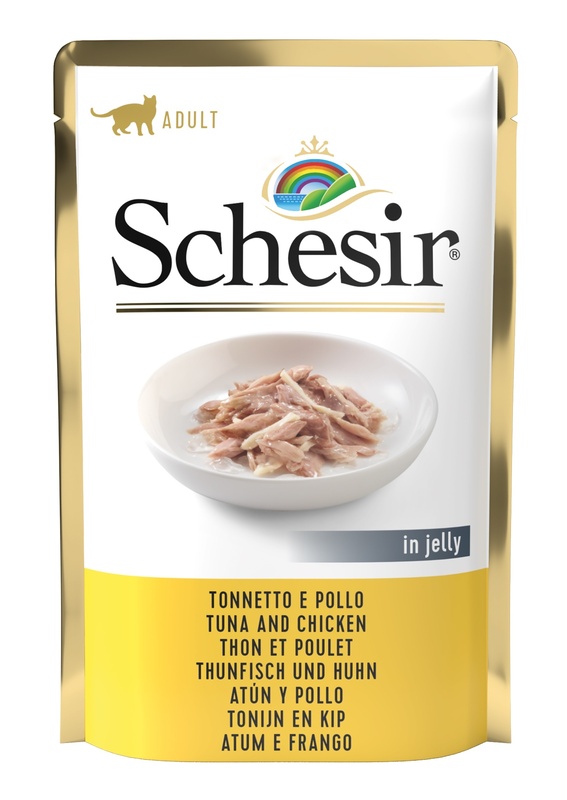 SCHESIR CAT TON POLLO BUSTA85G
