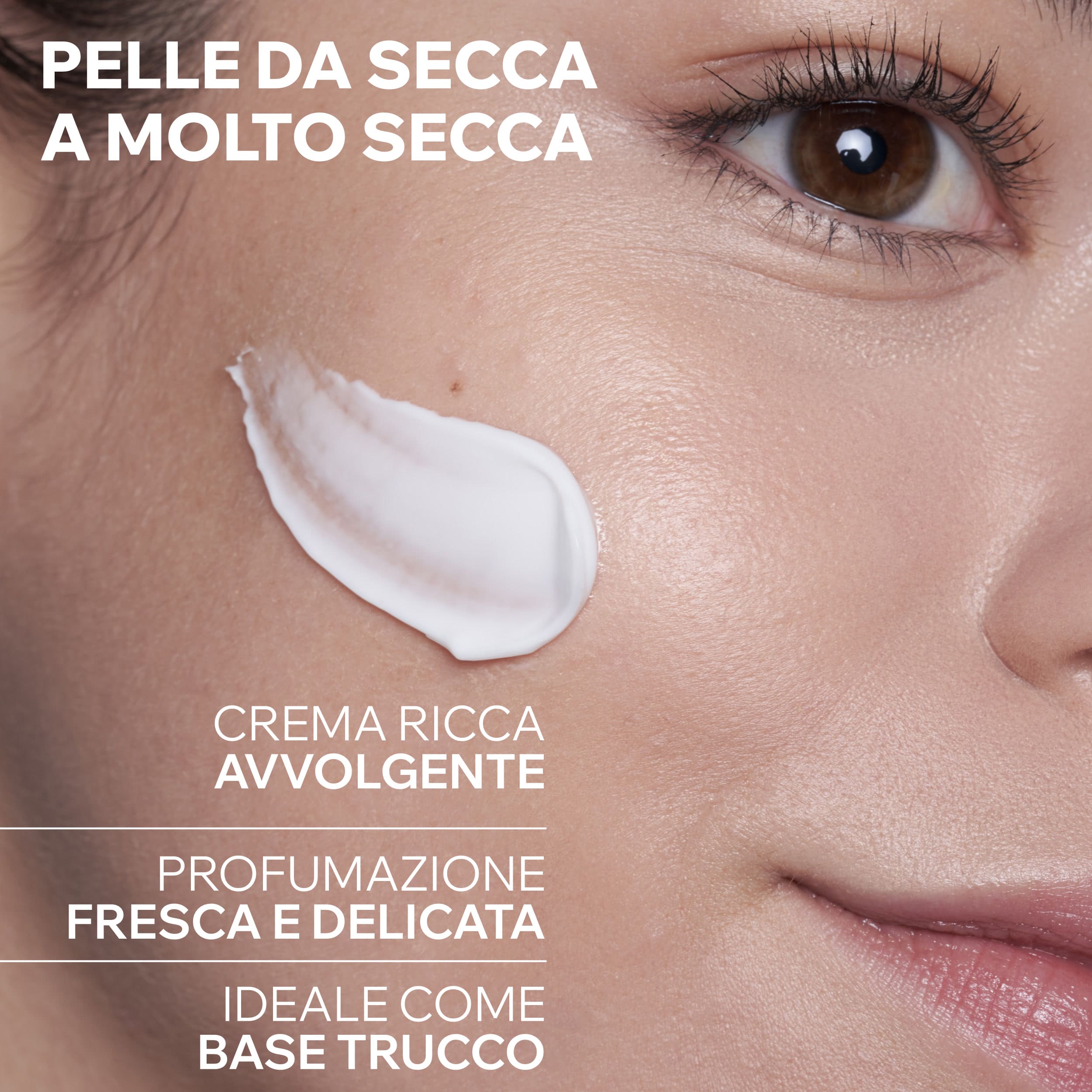 Uriage - Eau Thermale - Crema All'Acqua Ricca Idratante Viso Per Pelli Secche E Molto Secche 40 ml