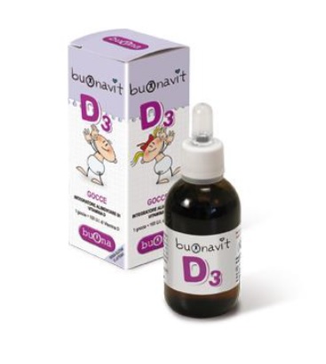 Buonavit D3 Integratore Di Vitamina D Per Ossa  Bambini Gocce 12 ml