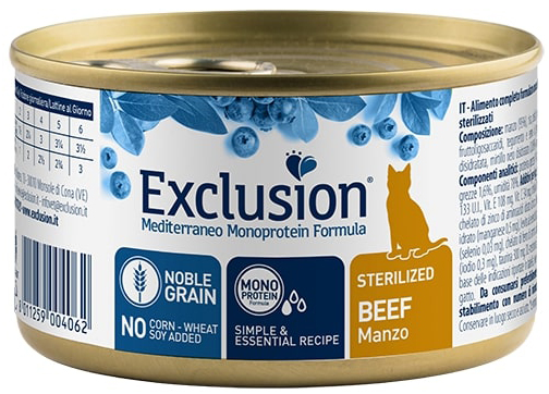 EXCLUSION M STER BEEF 85G