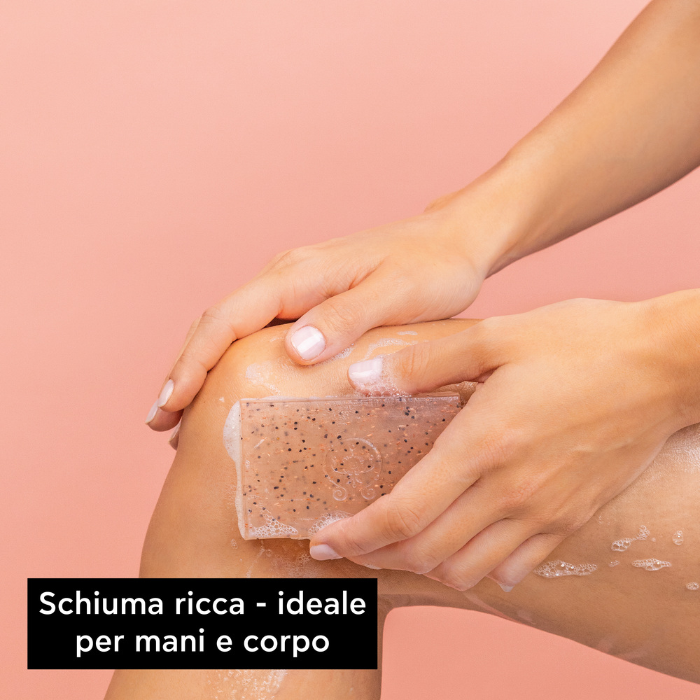 Apivita Natural Soap - Sapone Naturale Solido Con Rosa E Pepe Nero Corpo 125 g