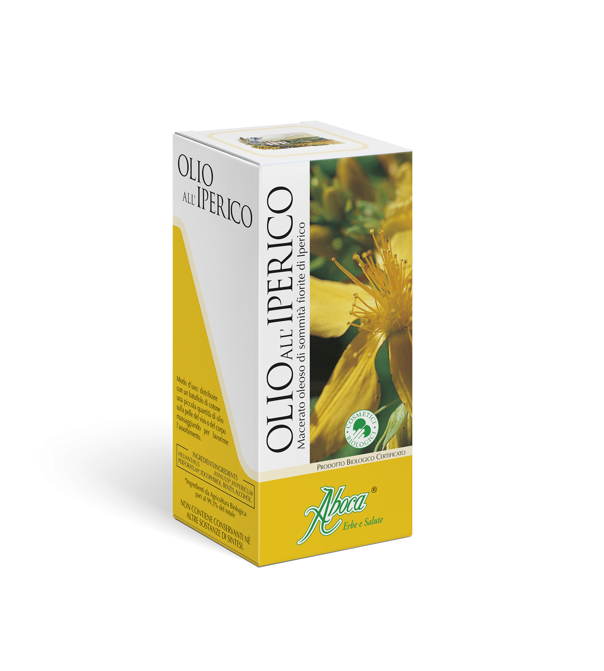 Aboca Olio Cosmetico Di Iperico Emolliente Viso e Corpo 100 ml