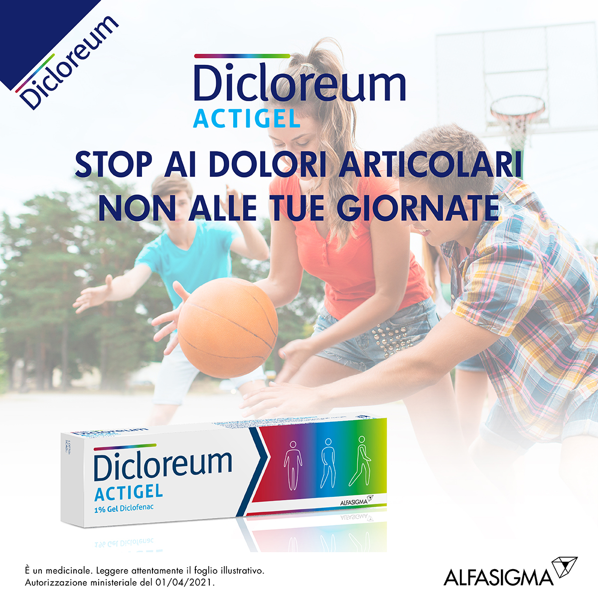 Dicloreum Actigel 1% Diclofenac Dolori Articolari dolori muscolari Gel 50g Dicloreum Actigel 1% Diclofenac Dolori Articolari dolori muscolari Gel 50g