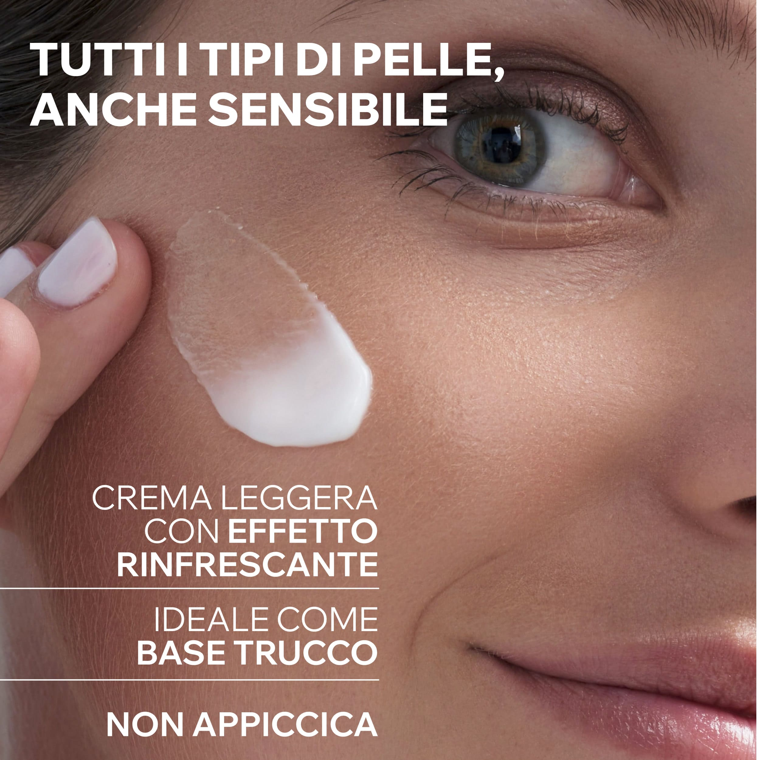 URIAGE EAU THERMALE Crema viso idratante con ACIDO IALURONICO I 24H di Idratazione, luminosità e morbidezza - 40 ml