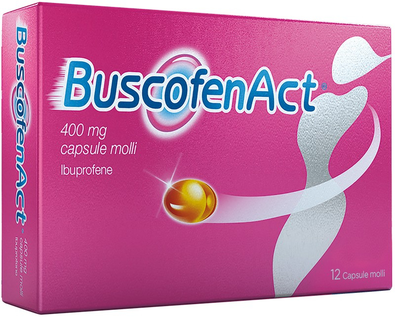BuscofenAct 400mg - 12 Capsule Molli BuscofenAct 400mg - 12 Capsule Molli