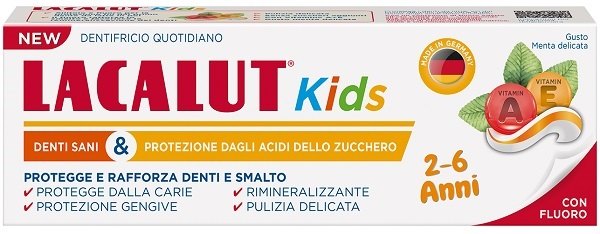 Lacalut - Kids - Dentifricio Quotidiano Per Bambini 2-6 anni 55 ml