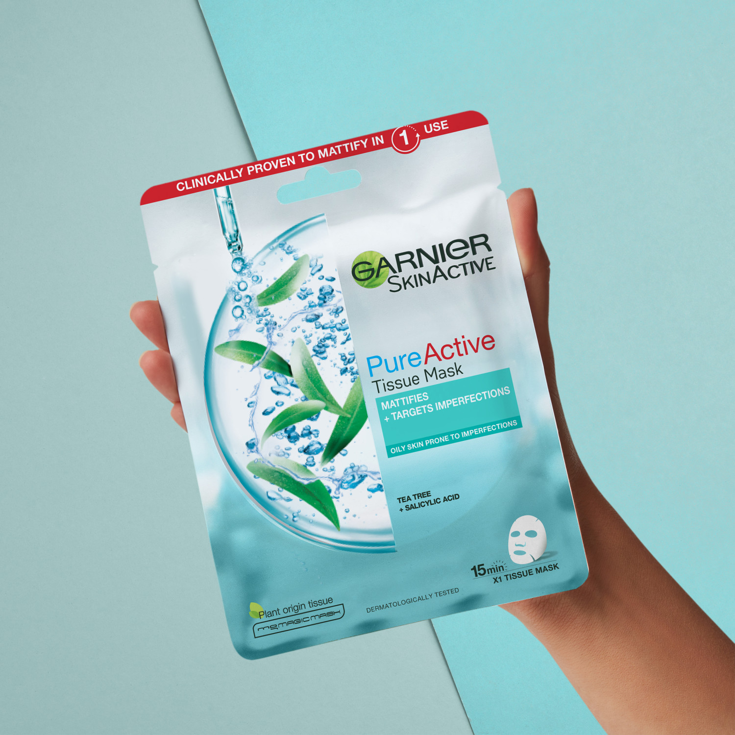 GARNIER TISSUE MASK PURE ACTIV