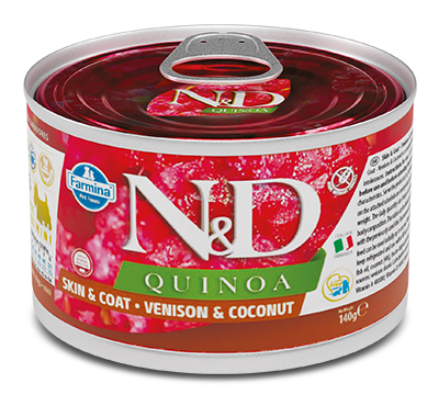 N&D DOG QUINOA S&C VEN&COC140G